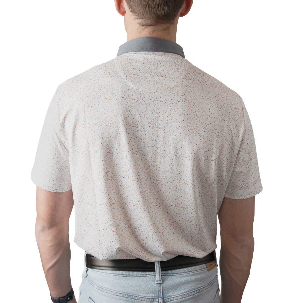 Primo Orange Speckled Polo