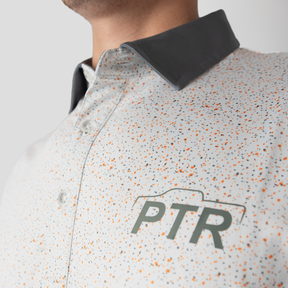 Primo Orange Speckled Polo