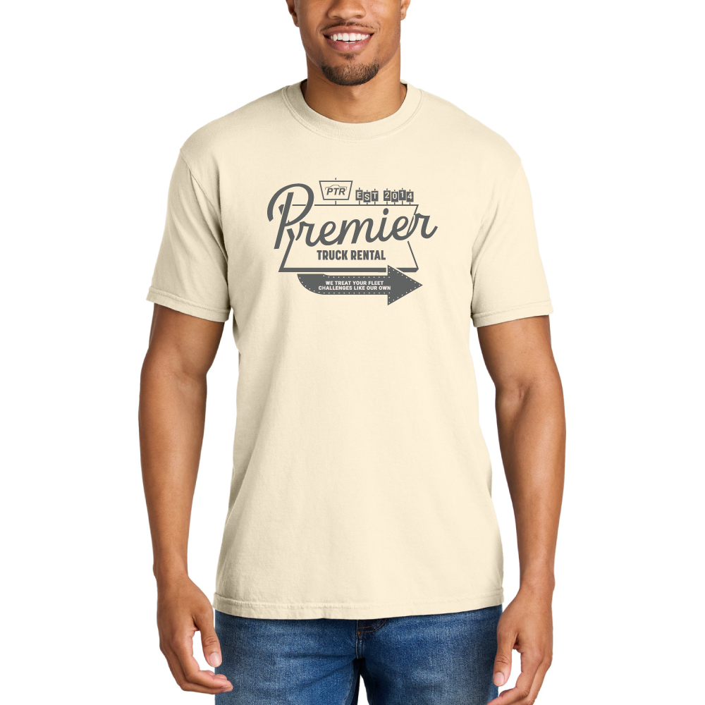 Retro Americana T-Shirt - Ivory