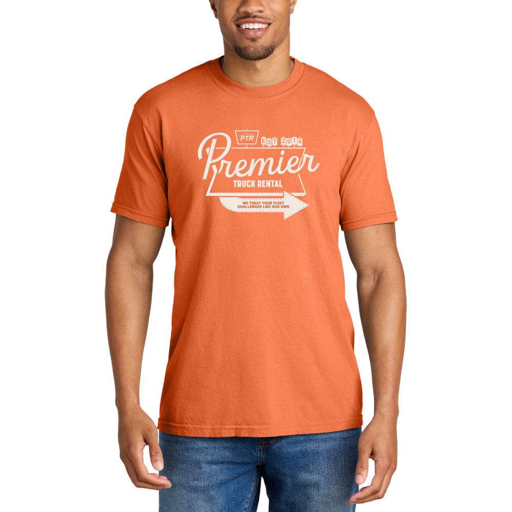 Retro Americana T-Shirt - Burnt Orange