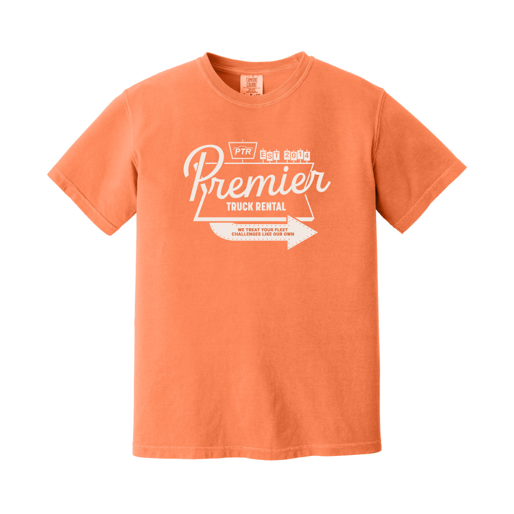 Retro Americana T-Shirt - Burnt Orange