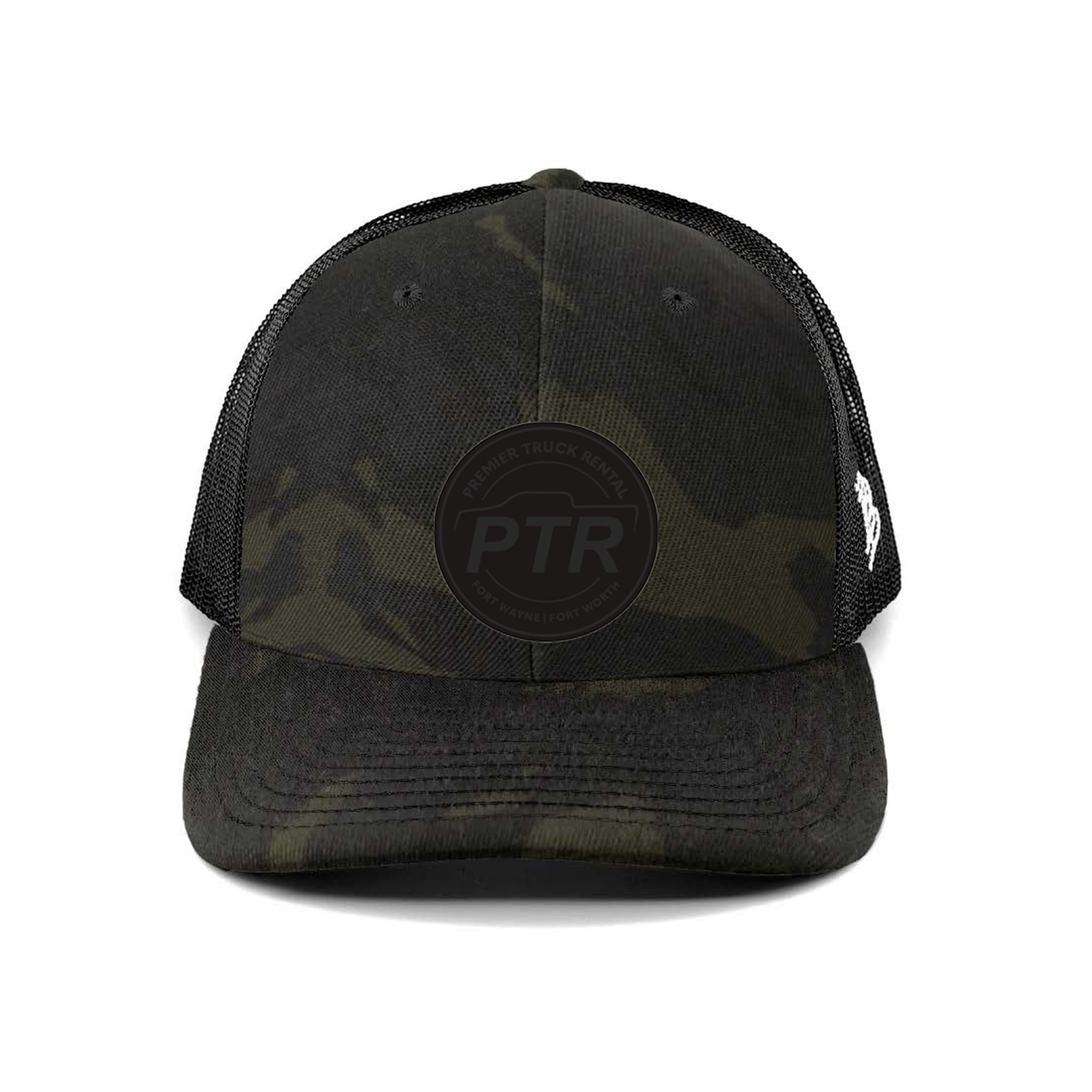 Branded Bills Hat (Camo) - Black Patch