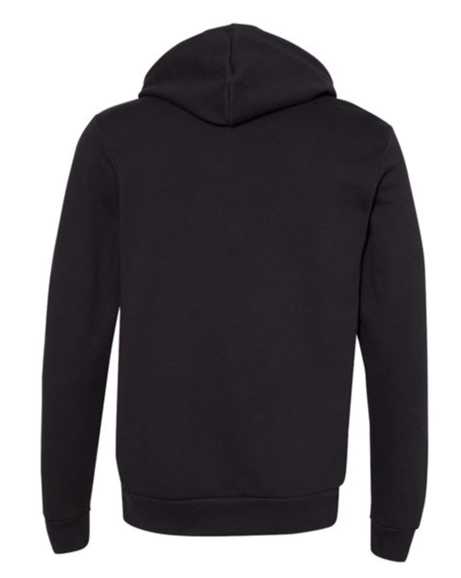 Sponge Fleece Hoodie (Unisex) - Black