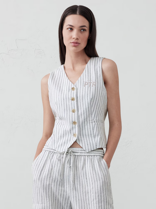 Banana Republic Linen-Blend Classic Vest