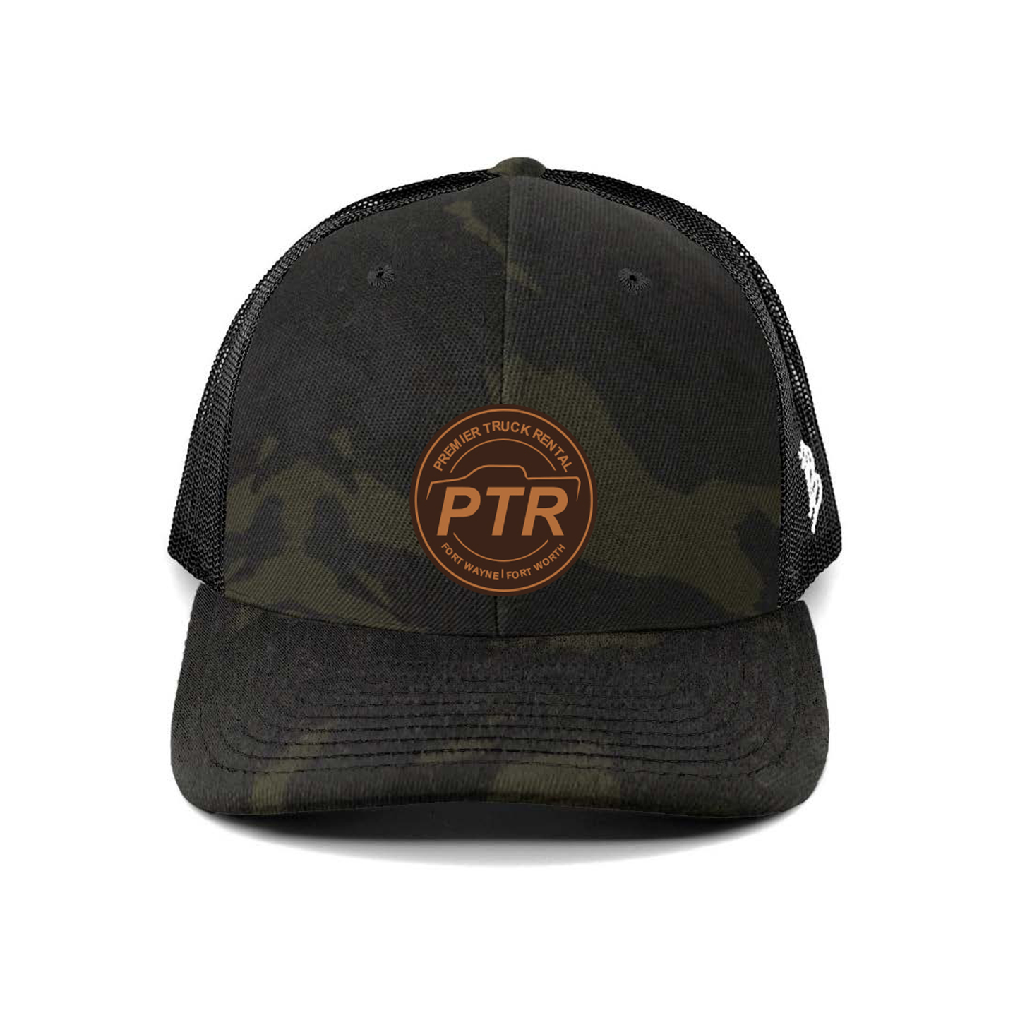 Branded Bills Hat (Camo)- Brown Patch